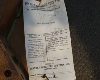 Queen Anne dining table and chairs by Century Furniture