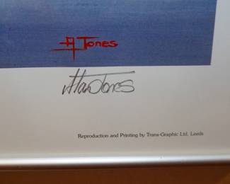 The Master on the Island, Alan Jones, S/N print