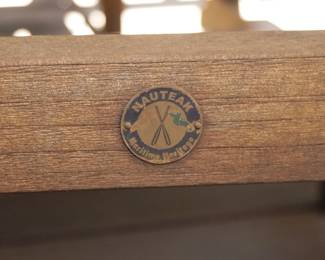 Nauteak teak wood dining table and chairs