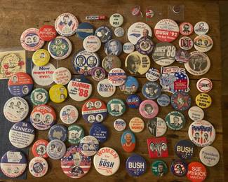 Lots of Vintage Political Pins