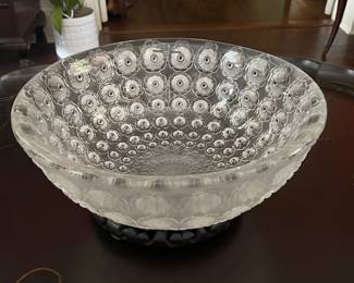 Vintage Lalique Cactus Flower Bowl