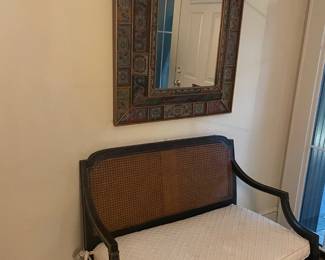 Baker Settee and Robert Weiss Mirror