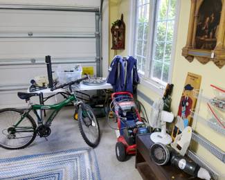 Vintage Huffy Mountain Bike  and Honda Pressure Washer 