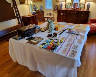 Car, Vintage Records,  Currency and Stamp Collections 