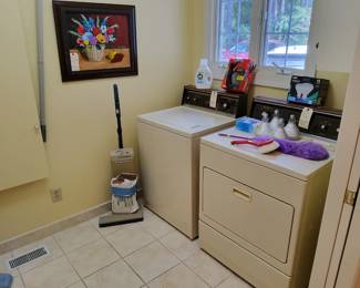 KENMORE Washer and Dyer, Electrolux Upright Vacuum 