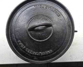 No. 12 Footed Cast Iron Pot