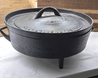 No. 12 Footed Cast Iron Pot