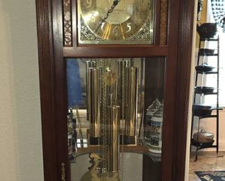 Ridgeway Grandfather Clock with Side Shelves