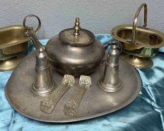 Nambe 526 Tray Other Silver Pieces