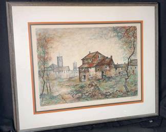 Robert Sills Gallery Artist Signed Lithograph