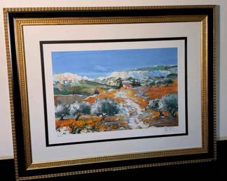 Ella Fort Paysage En Provence La Vallee Dans Le Village