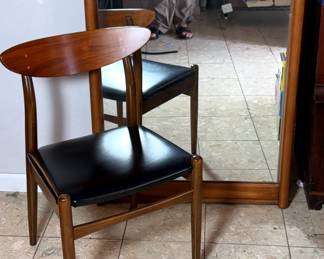 Made In Sweden Stamped Chair Complementing Mirror