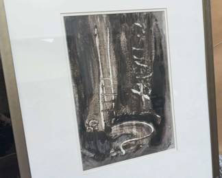 Lin Loen Monoprint Jacobs Ladder