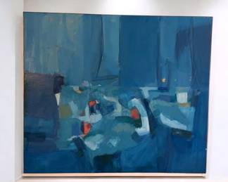 1964 Tsukui Signed Oil On Canvas