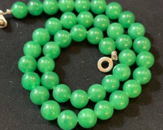 Green Strand of Beads