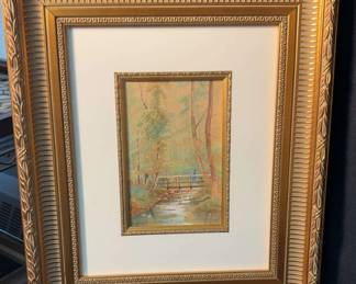 W Fleming Whiteley Woods Inn Sheffield Wayercolor