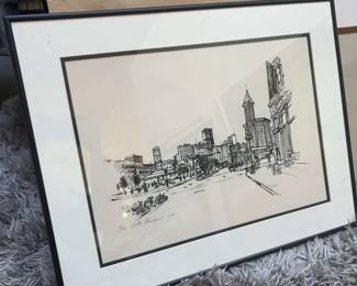 Victor Steinbrueck Seattle 1972 Litho