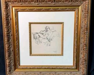 Robert Anning Bell Litho The Music Score