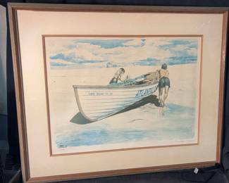 William Nelson Morning Drill Lithograph