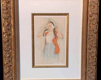 Armand Rassenfosse The Peasant Maiden