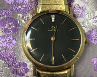 Omega 14K Gold Wrist Watch
