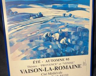 Leon Zanella Signed Gallery Poster 1995