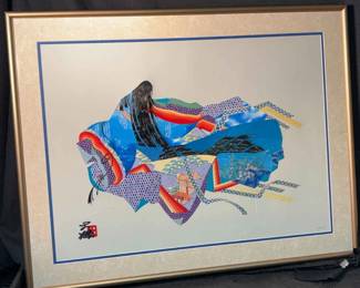 Hisashi Otsuka Immortal Poetess Mixed Media