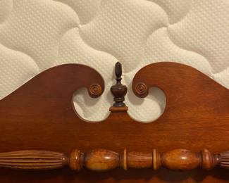 Queen Anne style headboard and foot. Queen/Double