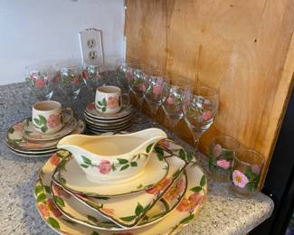 Franciscan ware Desert Rose- Many pieces