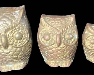 Brass Owls