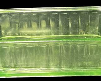 Uranium Glass Casserole Dish