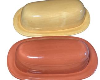 Pottery Barn Fall Butter Dishes