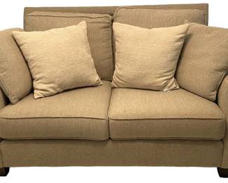 Nice Gray Beige Loveseat