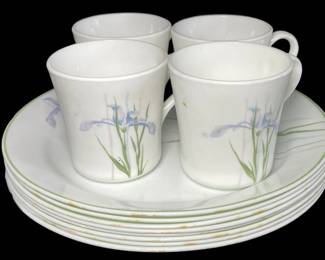Corelle Iris Plates and Cups