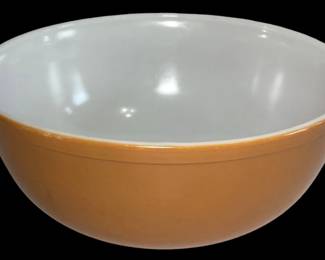 Orange Pyrex Mixing Bowl