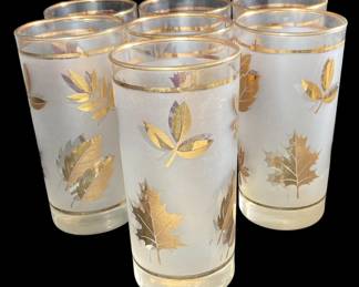 Libbey Golden Foliage Glasses
