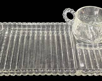 Hazel Atlas Smoke Sip Snack Trays