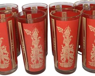 Mid Century Bar Glasses