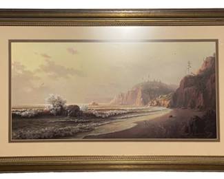 Windberg Roseate Shoreline Framed Print