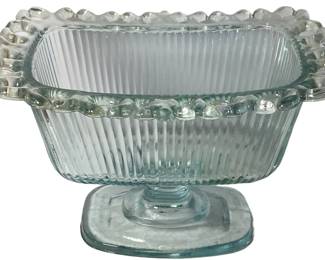 Indiana Glass Teal Candy Dish