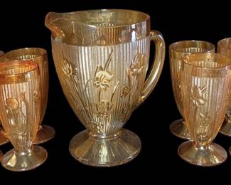 Jeanette Iris Pitcher and Glasses