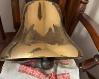 Large antique ship bell