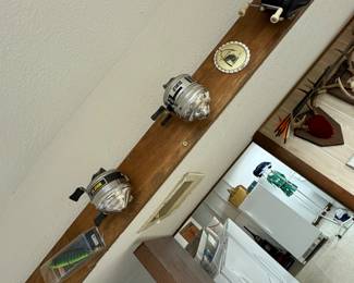 Large selection of fishing items. Rods, reels and tackle