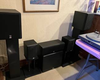 Miller and Kreisler 6-speaker surround sound. 