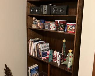 Another big bookcase or entertainment center.