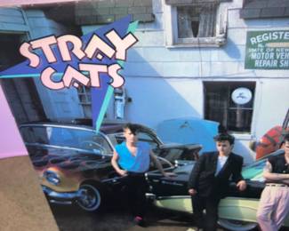 A few vintage records.