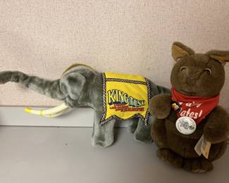 Lot 136 | Ringling Bros King Tusk Elephant Stuffed Toy, MTV
