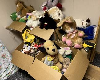 Lot 138 | Massive Lot of Vintage Stuffed Animal Toys
