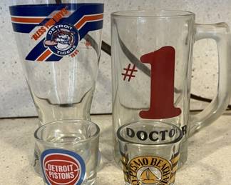 Lot 119 | Vintage Detroit Tigers Pistons Doctor Beer Shot
