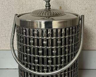 Lot 125 | Hollywood Regency Bamboo Motif Ice Bucket
